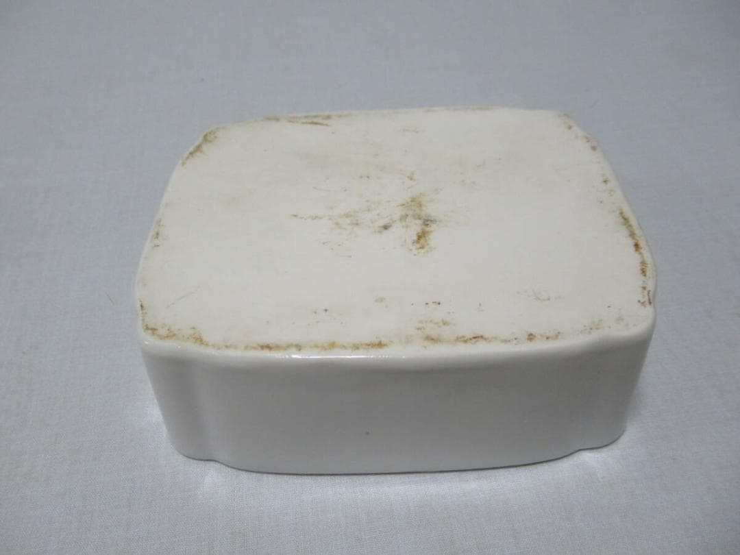 1947年頃 日本製輸出品◆磁器製 瀬戸ノベルティ CHIKUSA『白鳥と薔薇』