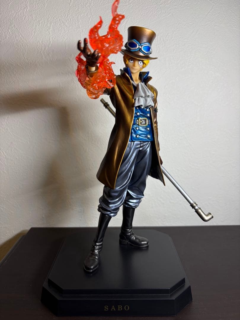 一番くじワンピース　熱き絆編　サボ　ダブルチャン賞　メラメラスペシャルカラー