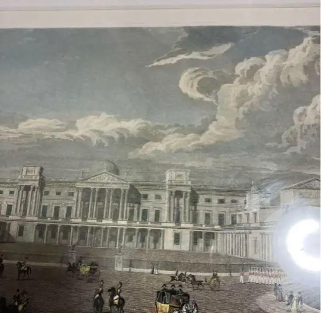 アンティーク版画 リトグラフNEW PALACE ST JAMES PARK