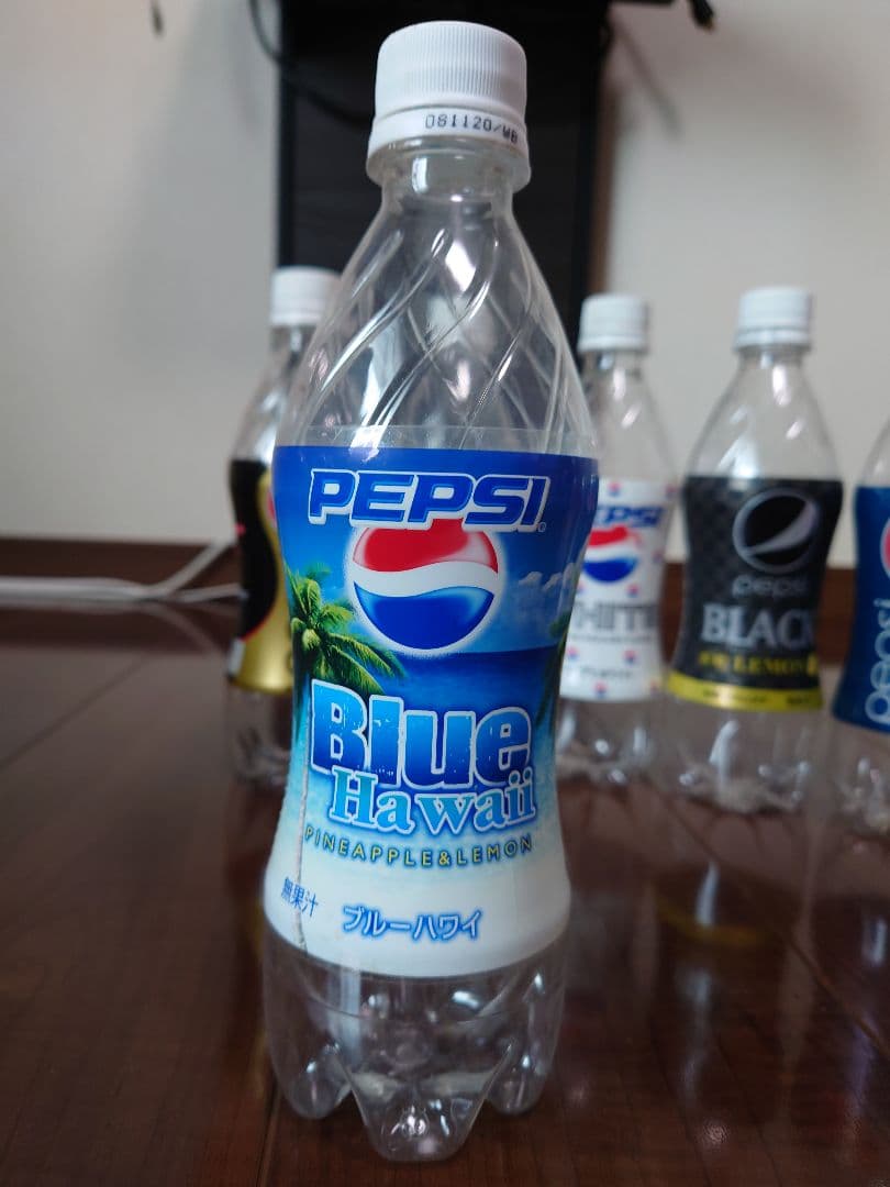 【絶版】ペプシコーララベル付きボトル（期間限定フレーバー）洗浄済み