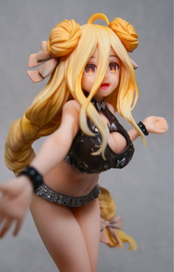 【リペイント】 Coreful フィギュア 星宮六喰 水着ver 黒イメージ