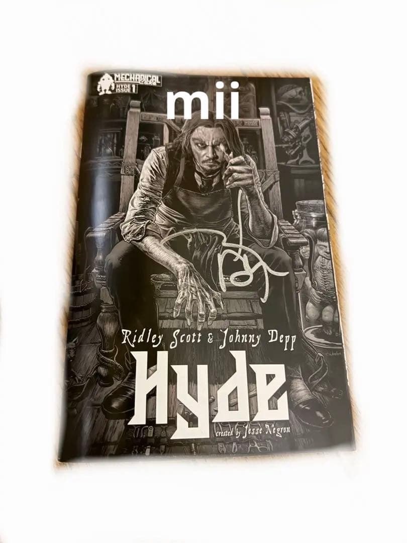 【再値下げ】ジョニーデップ直筆サイン　東京コミコン