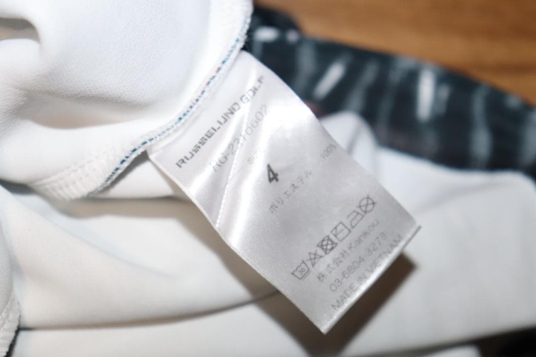 新品 Russeluno GOLF ライトフーディ (4/M) Ⓗ