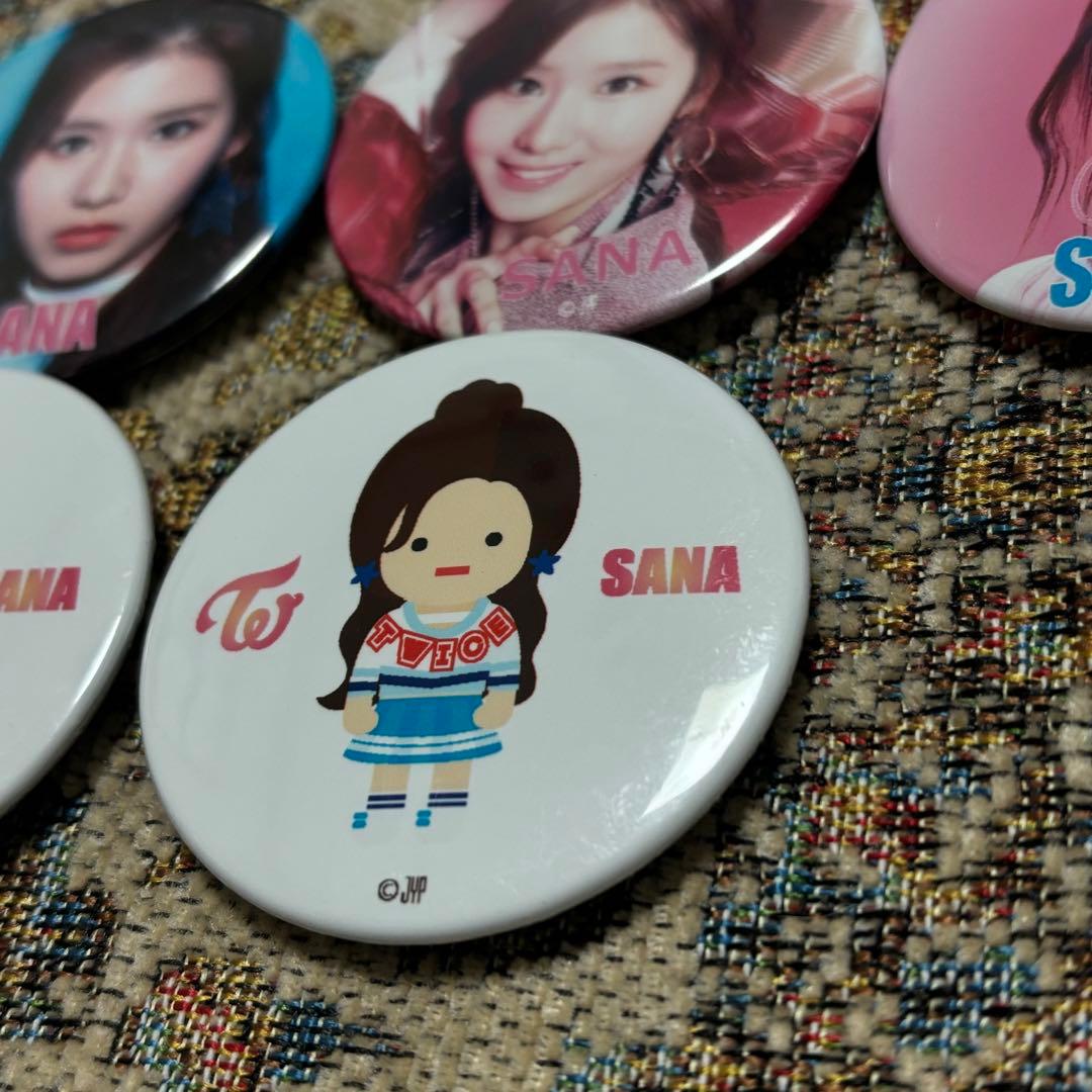 TWICE SHIBUYA109 サナ 缶バッジ コンプ