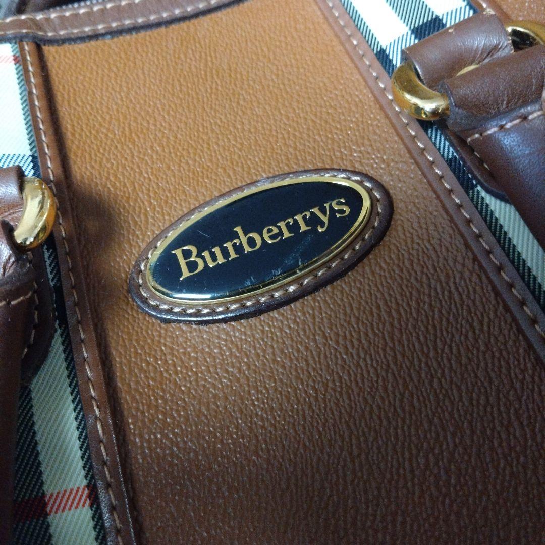 Burberrys　バーバリー シューズバッグ ブラウン ノバチェック ゴルフ