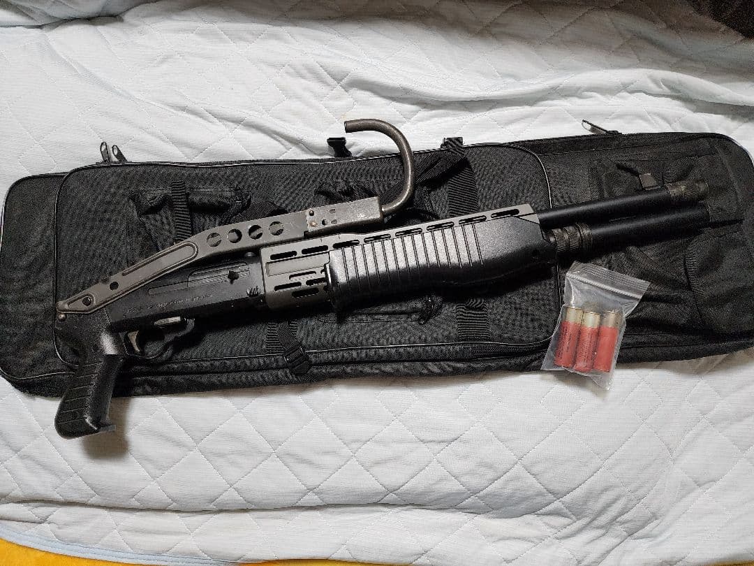 東京マルイ 【スパス12 メタルストックVer】　ガンケース付き