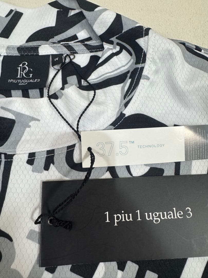 最終値下げ　1piu1uguale3 メンズ　モックネックシャツ　新品未使用品