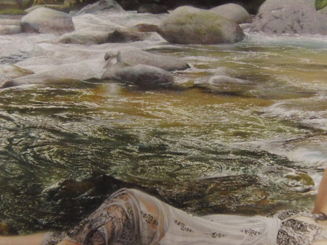 鶴友那、【ながれとどまりうずまききえる】、希少な額装用画集より、厳選