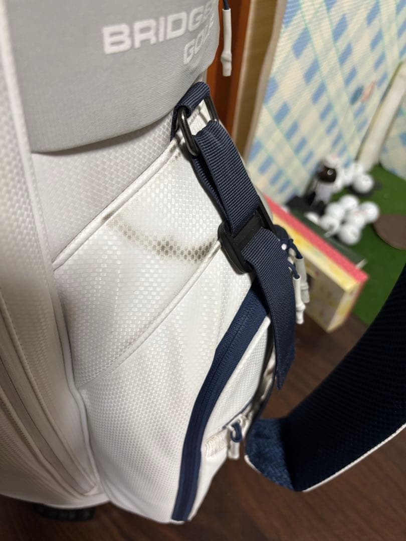 早い者勝ち！　BRIDGESTONE GOLF キャディバッグ ホワイト9.5型