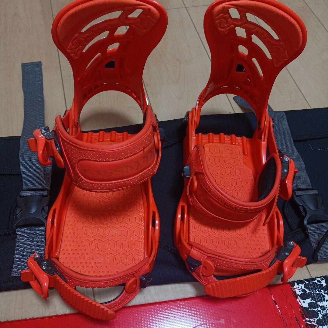 良品スノーボード 、バインディング、ソールカバー三点セット