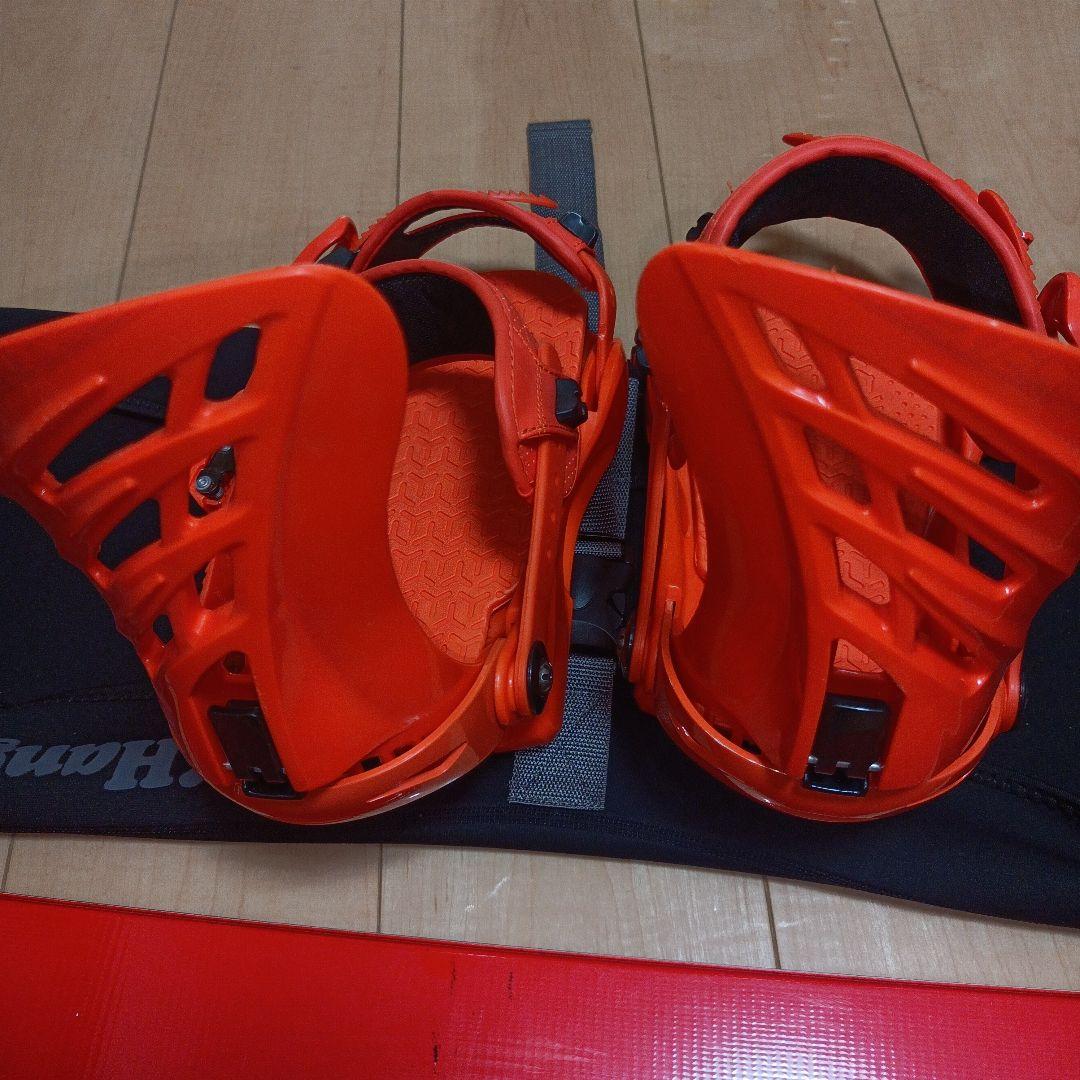 良品スノーボード 、バインディング、ソールカバー三点セット