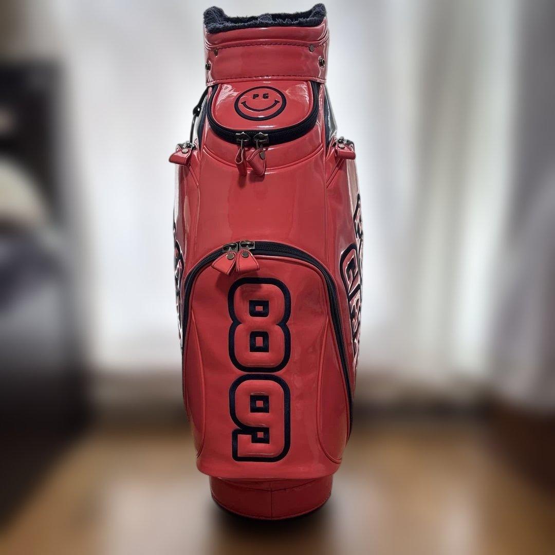 PEARLY GATES キャディバッグ ネイビー/ピンク