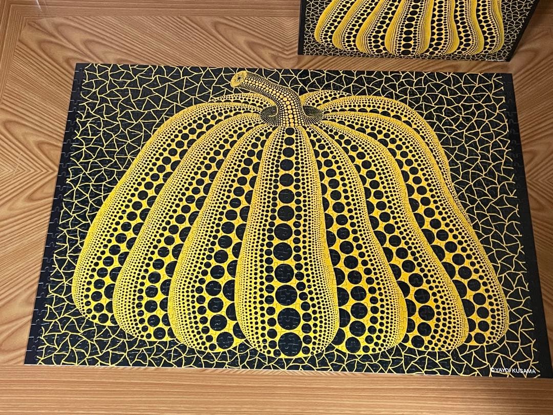 【準完成品】草間彌生「パンプキン」1000ピースジグソーパズル