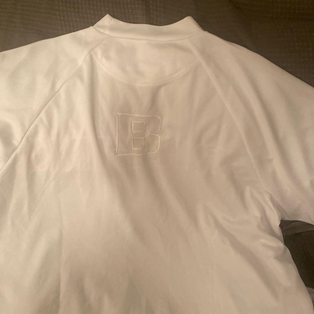 ブリーフィングゴルフビッグビートハイネックシャツ　サイズXL ホワイト