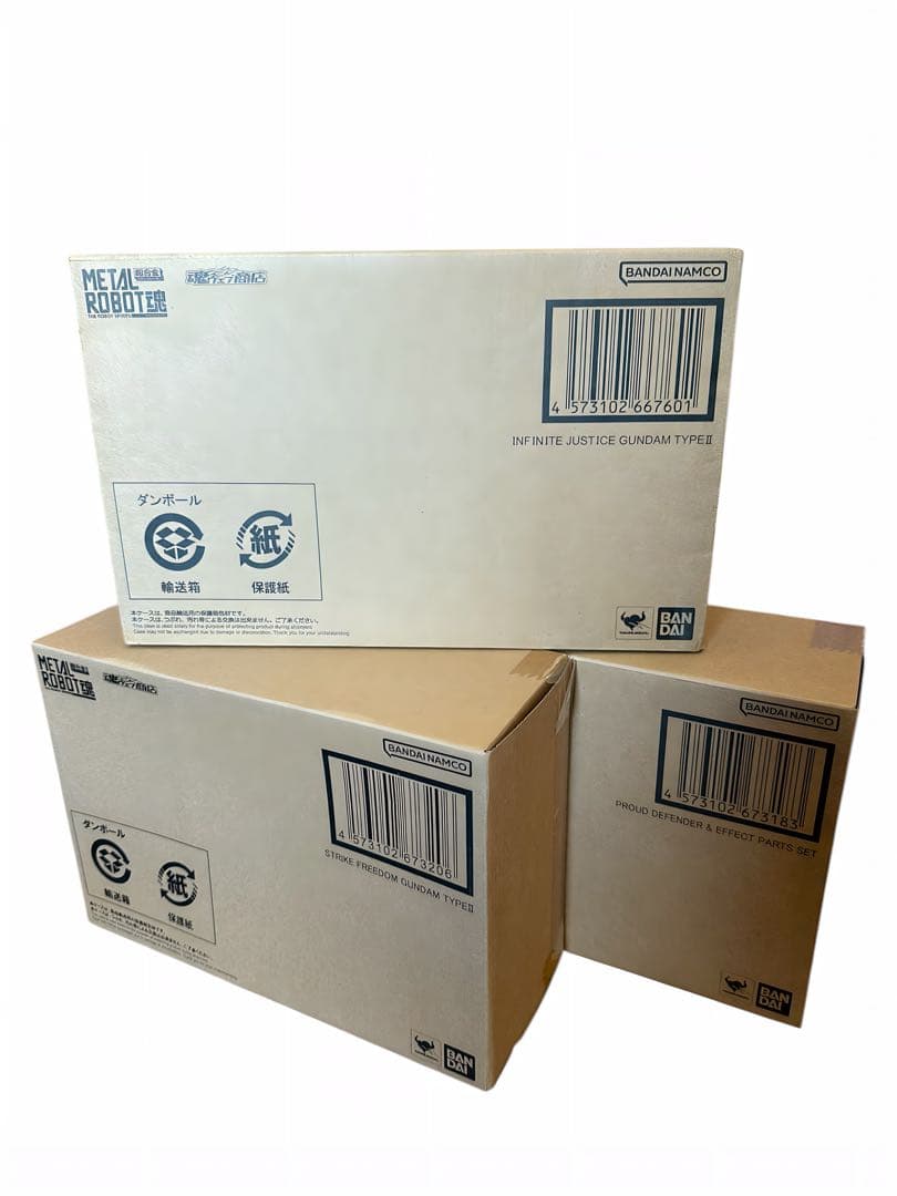 L ROBOT魂ストライクフリーダム弐式&インフィニットジャスティス弐式
