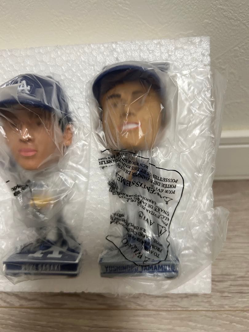 ミニビッグヘッズ 大谷翔平 山本義隆 佐々木朗希　ボブルヘッド　バブルヘッド