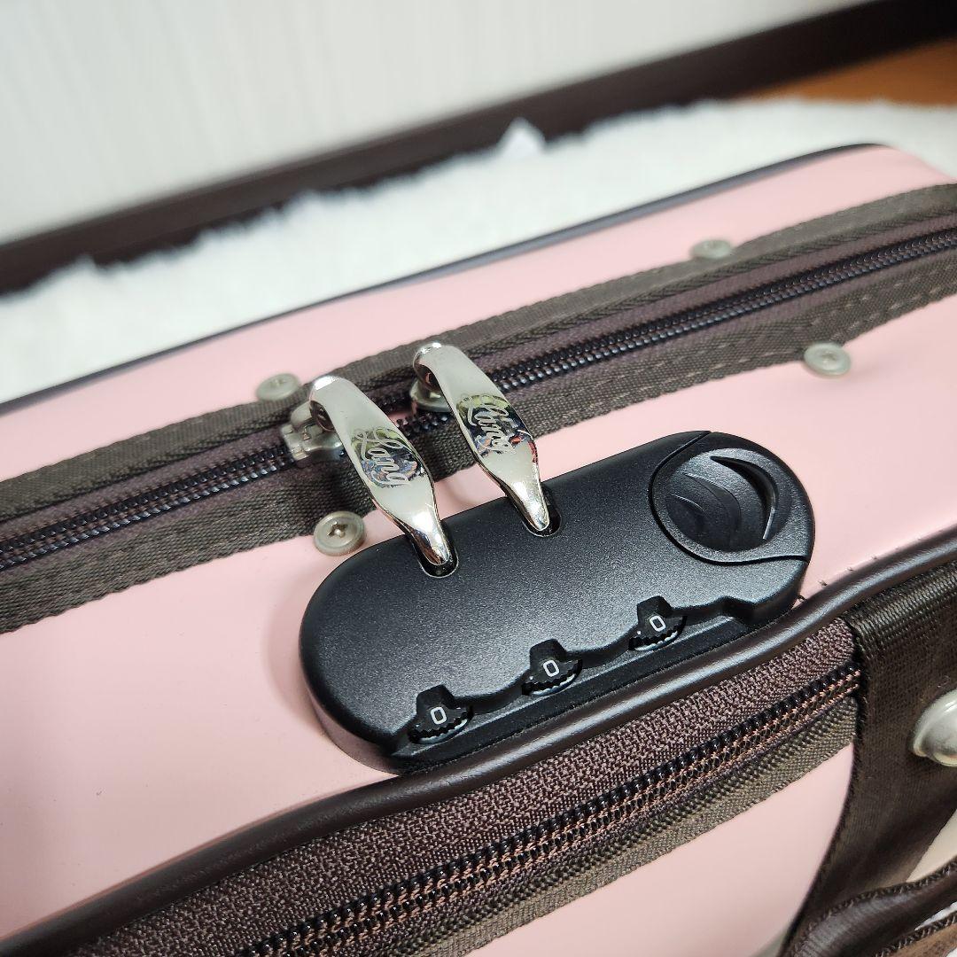 【入手困難】Lang CK-66 バイオリン用ケース 湿度計 温度計付き ピンク