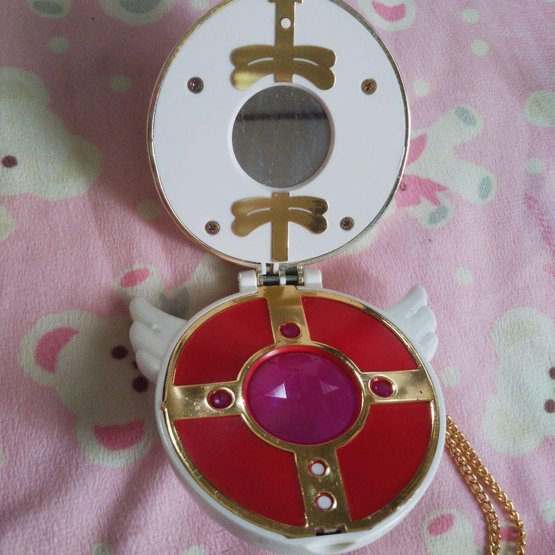 ウエディングピーチセントミロワールコンパクトメッキハート箱付き激レア魔女っ子玩具