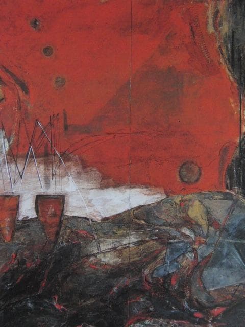 牧野一泉、【盗賊の恋人】、希少な額装用画集より、新品額装付、状態良好