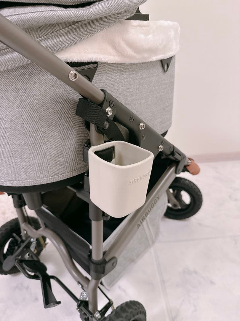 【美品】エアバギー　ドーム3 グレーツイード　レギュラー、アクセサリー多数