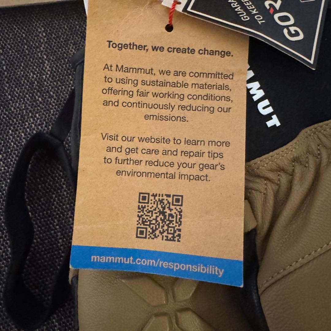 未使用　マムート　MAMMUT グローブ　手袋　アイガーグローブ　ゴアテックス