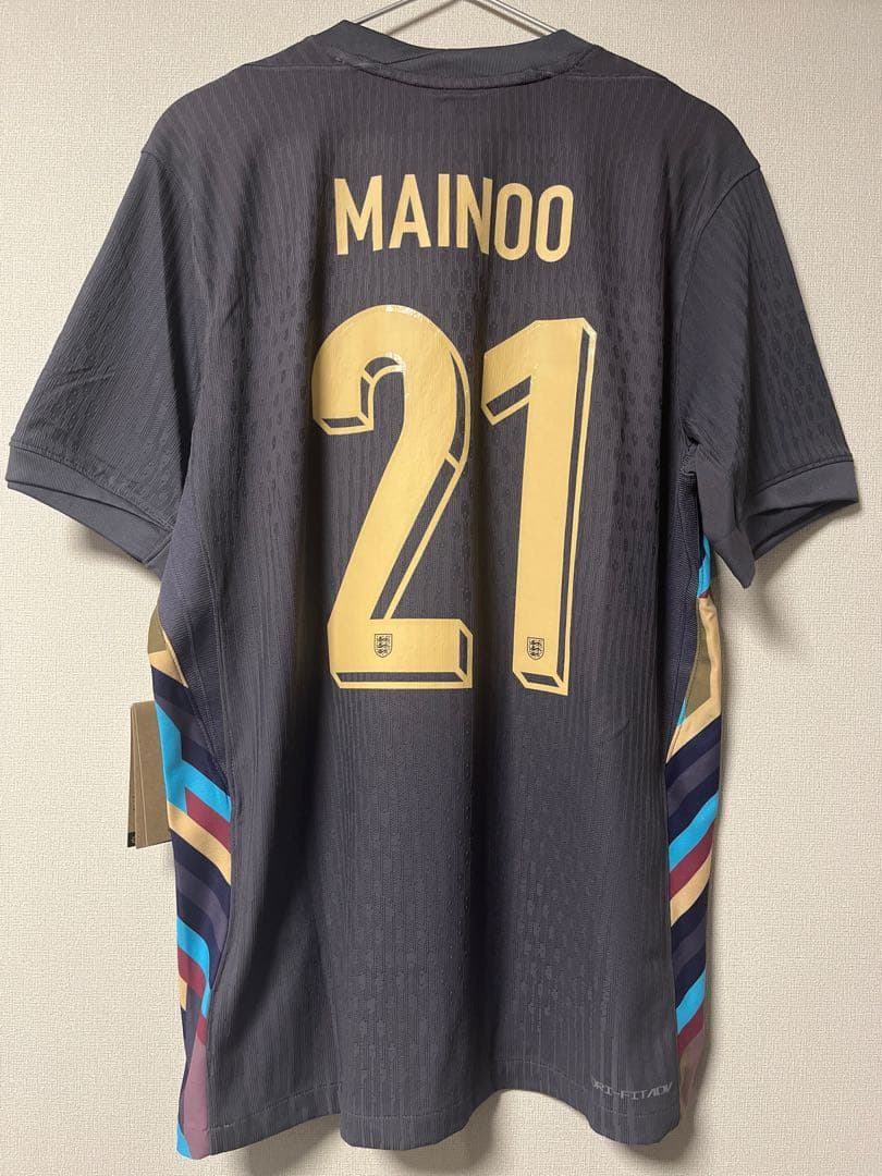 正規品　24-25 イングランド代表　オーセンティック　アウェイ　メイヌー