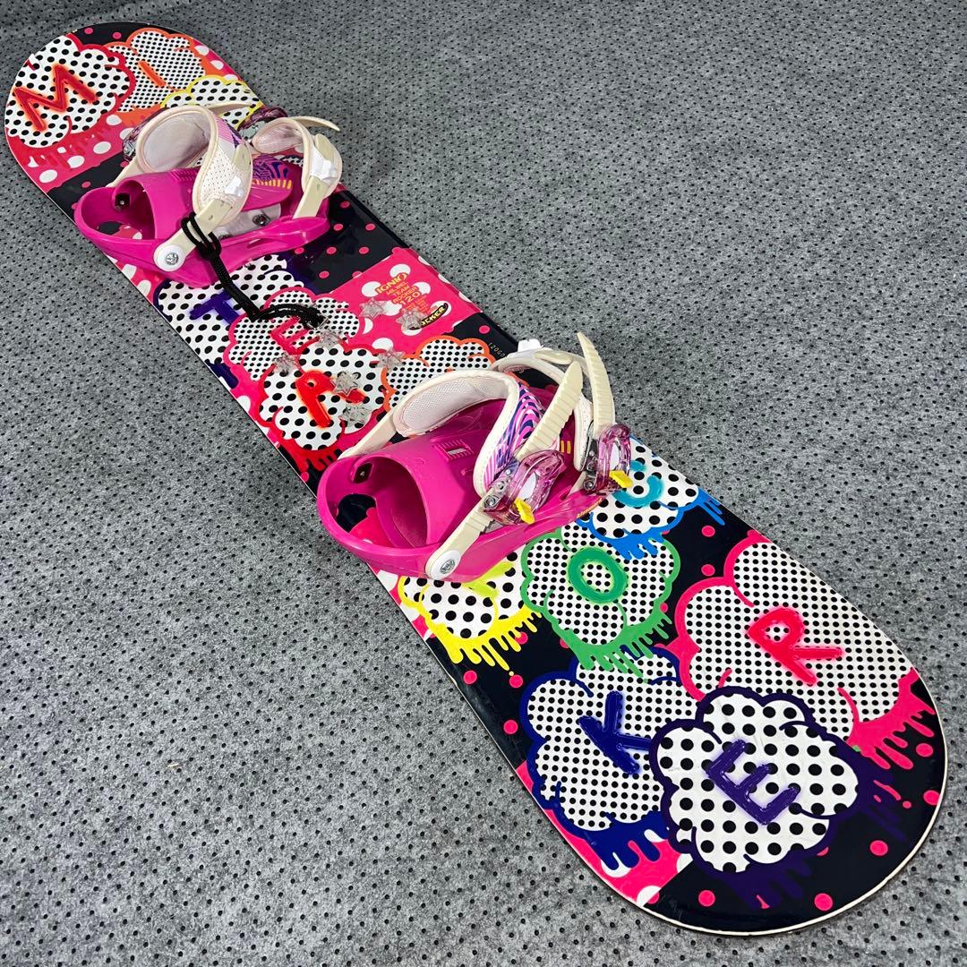 １０回使用 キッズスノーボード 120cm IGNIO×バイン×ブーツ