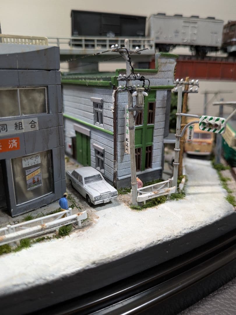 No.57鉄道Nゲージジオラマ車両、貨車 バス等付き