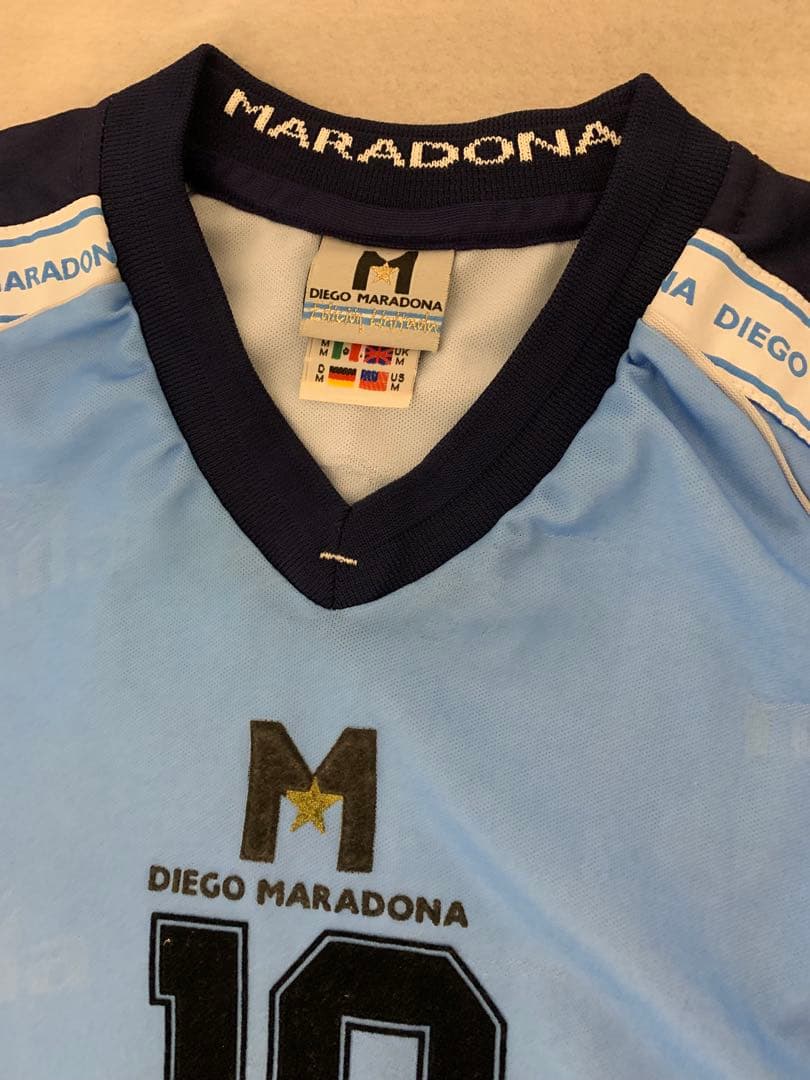 (本物) Auto Jersey Maradona Milla /3000