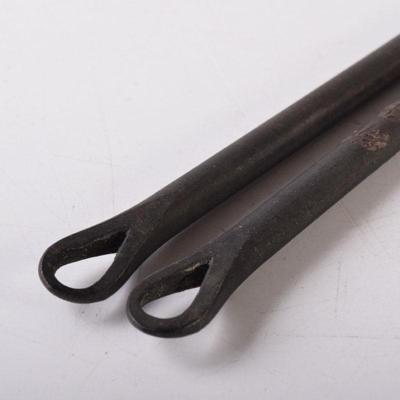 煎茶道具　明珍宗之作　鉄製　火箸　共箱　V　7808