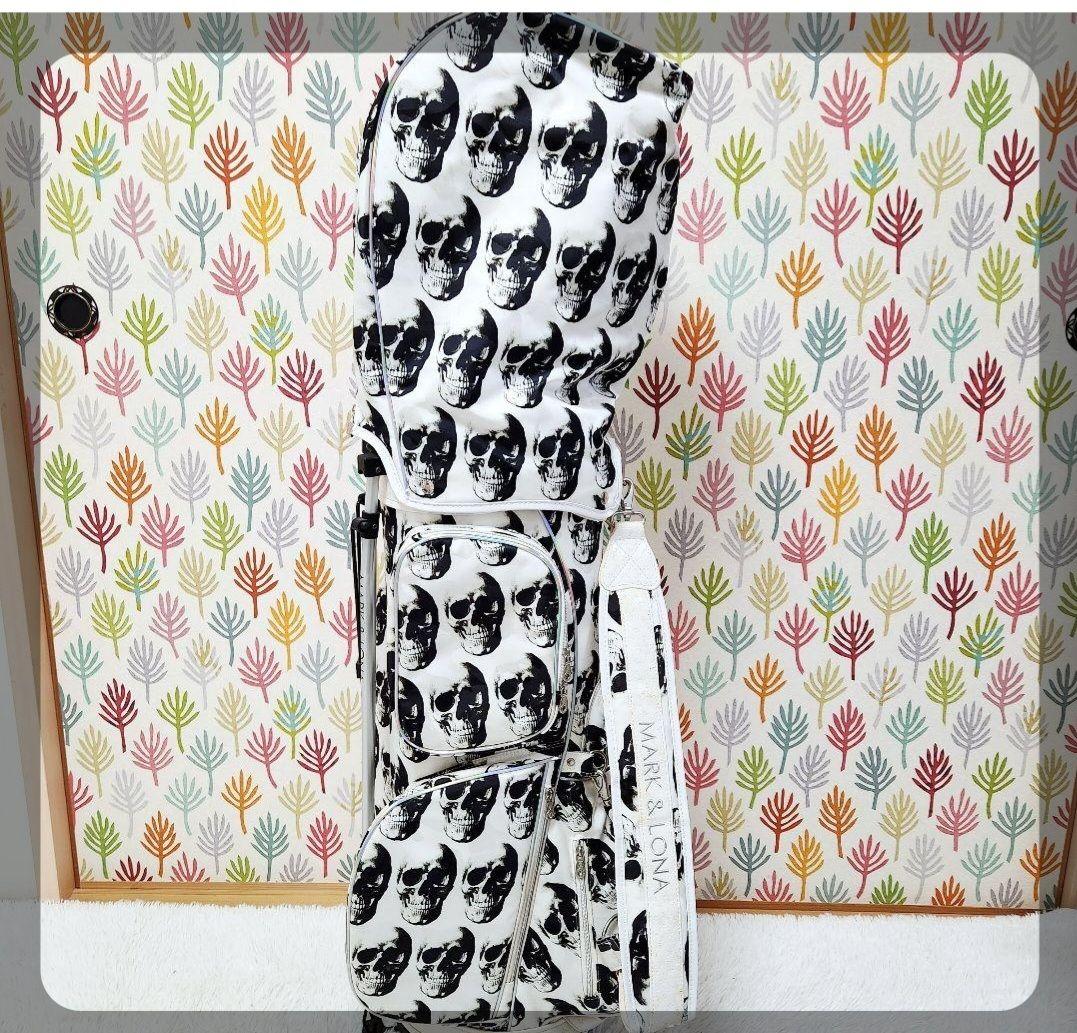 【激レア】MARK&LONA マークアンドロナ スカル柄 キャディバッグ