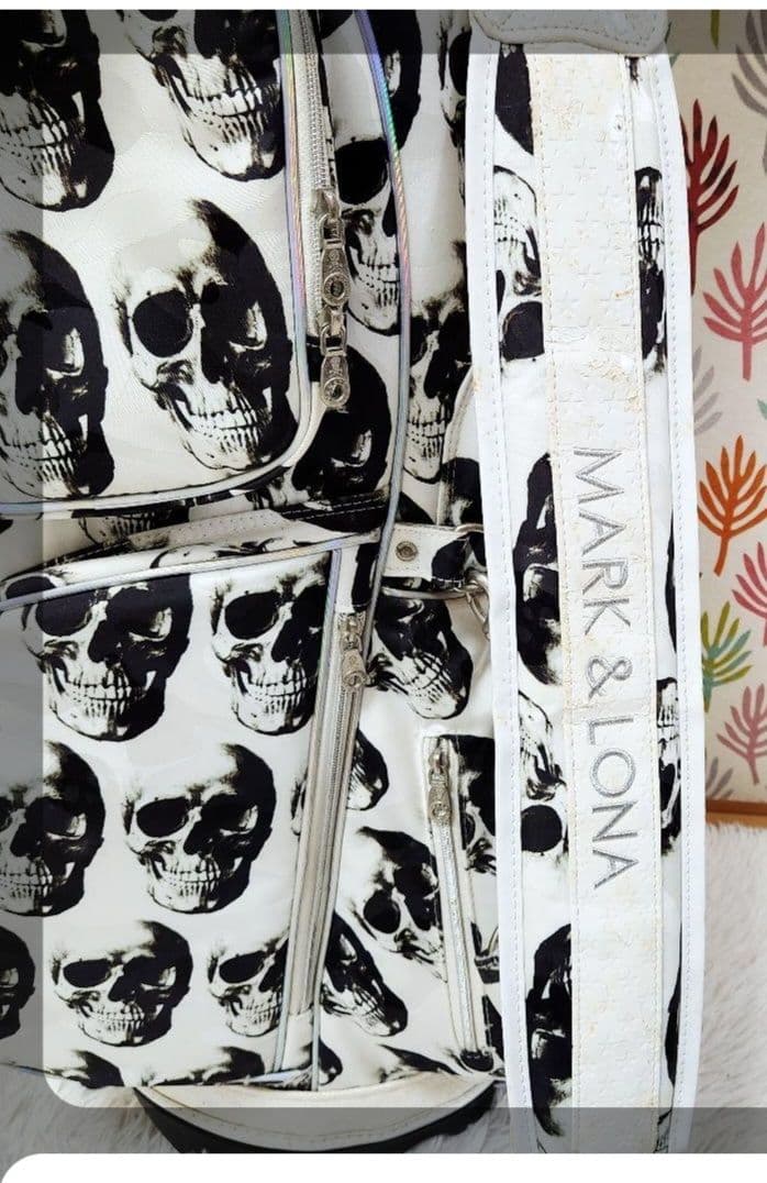 【激レア】MARK&LONA マークアンドロナ スカル柄 キャディバッグ