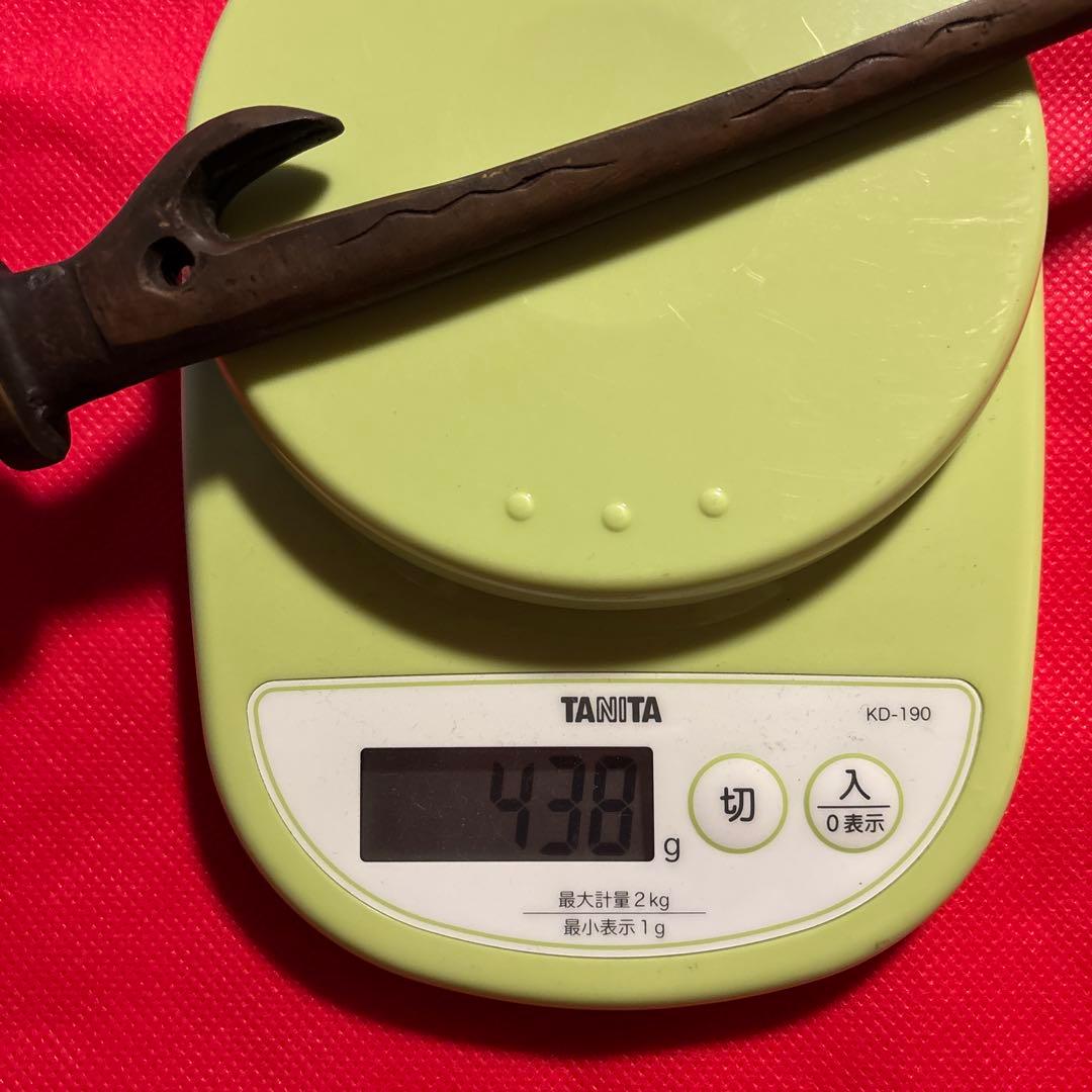 鉄製 曲線刀 装飾柄