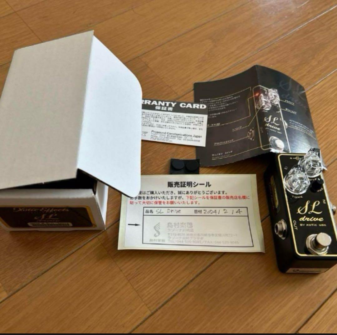 Xotic SL Drive ギターエフェクター　オーバードライブエフェクター