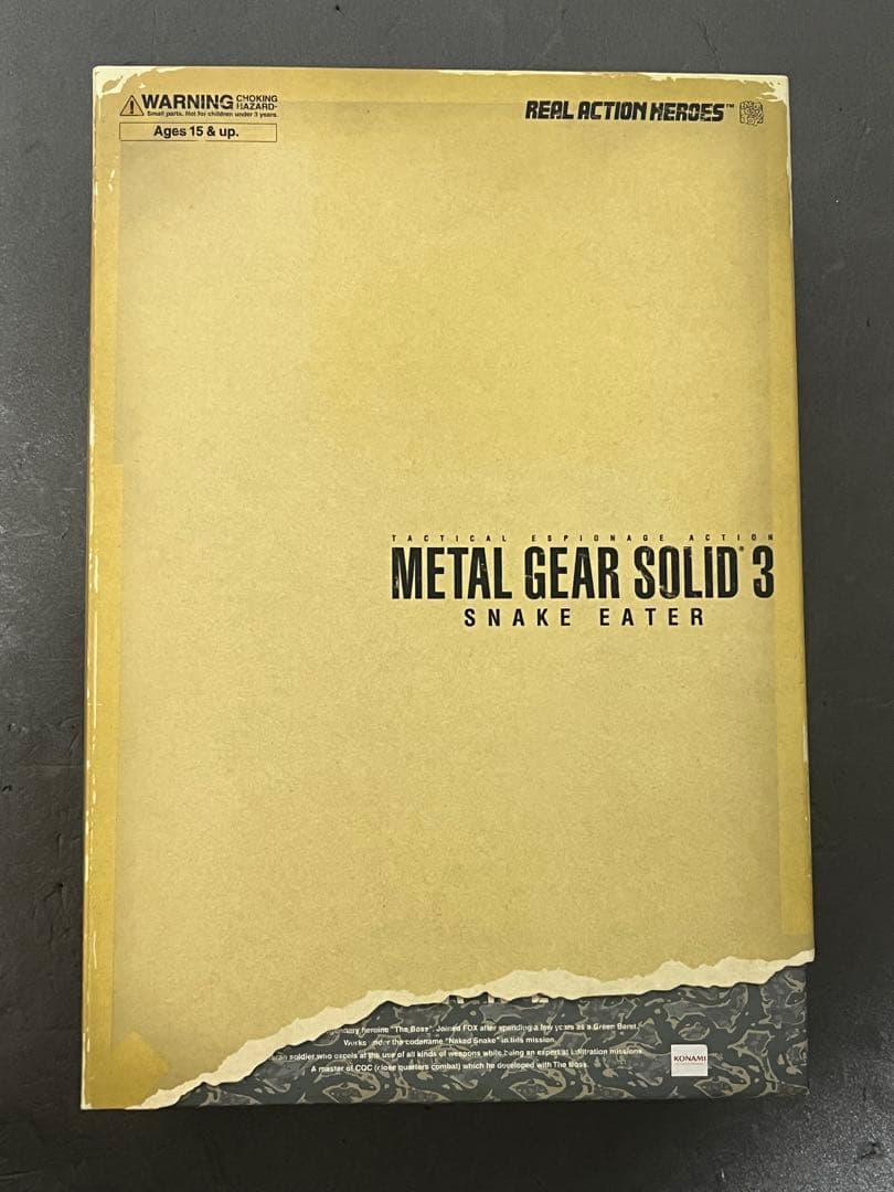 リアルアクションヒーローズ RAH メタルギアソリッド3 スネーク 未開封