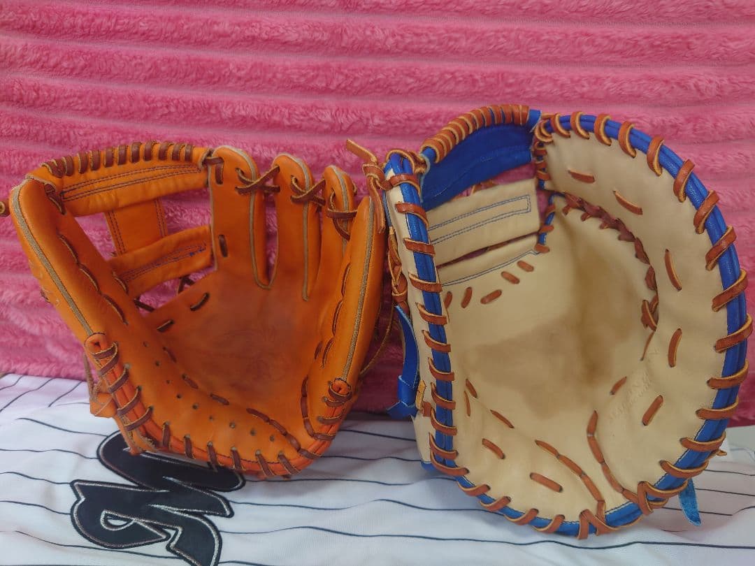 NPB ラグデリオン プロ野球選手支給品硬式 グラブ、ミット2点セット