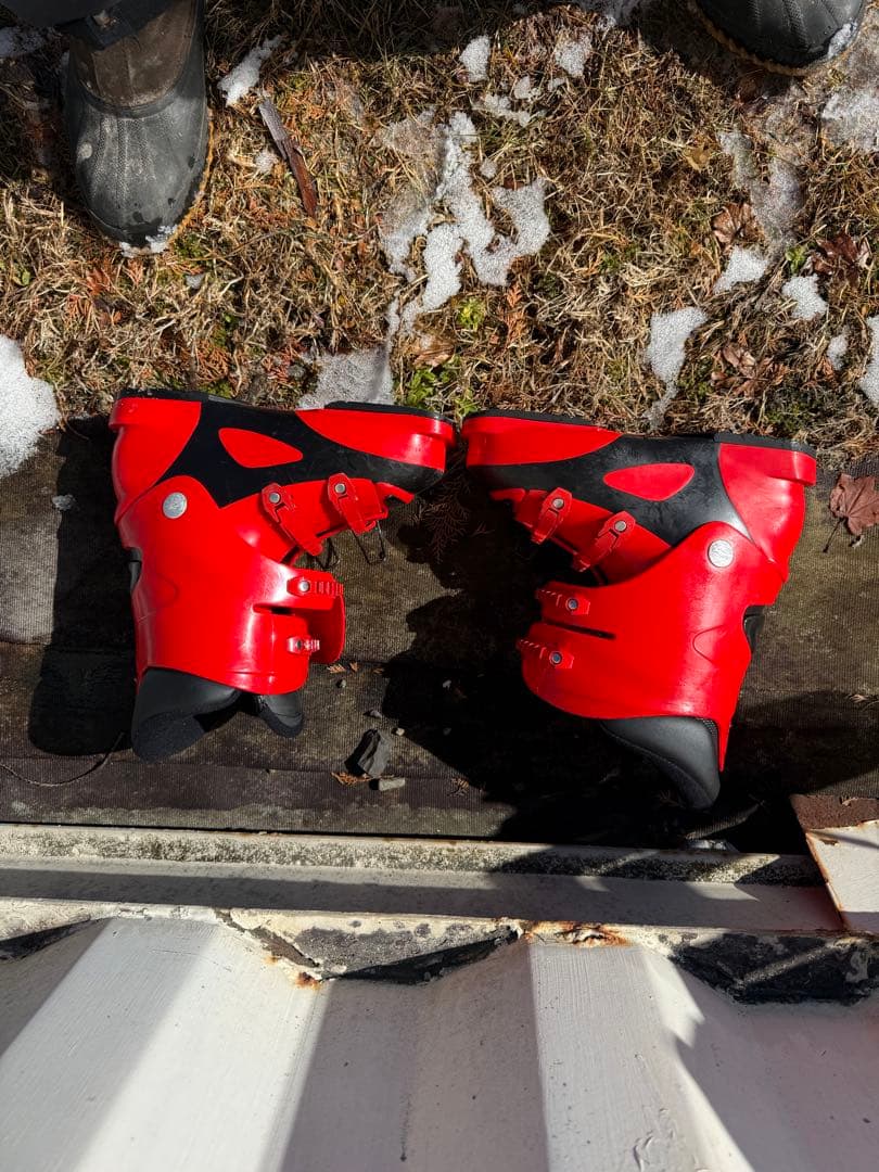 ジュニア用スキーセット　スキー140cm ブーツ23.5cm ストック