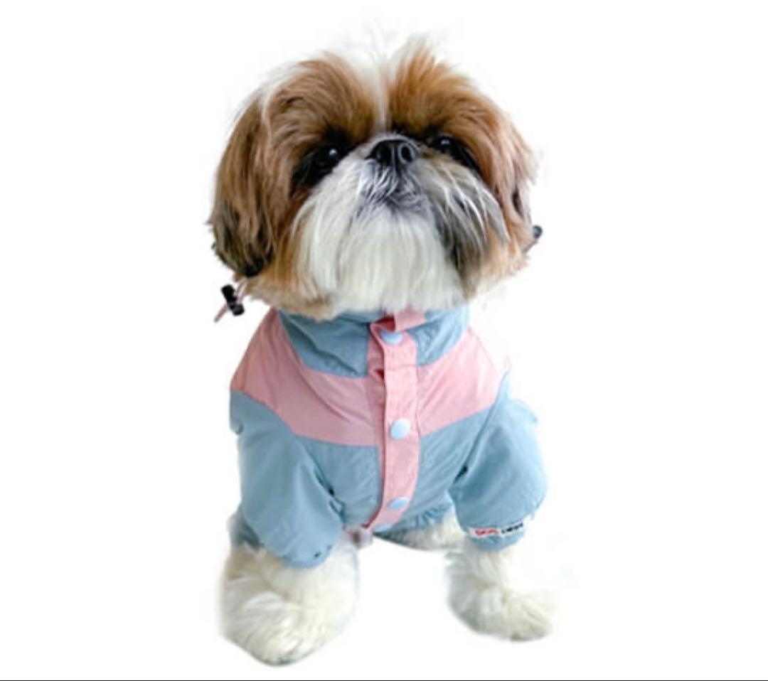 ドッグデプトレインコートセットアップ　撥水スヌードジャケット撥水オーバーオールS