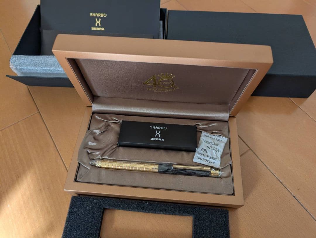 ZEBRA SHARBO X ボールペン ゴールド 40周年記念
