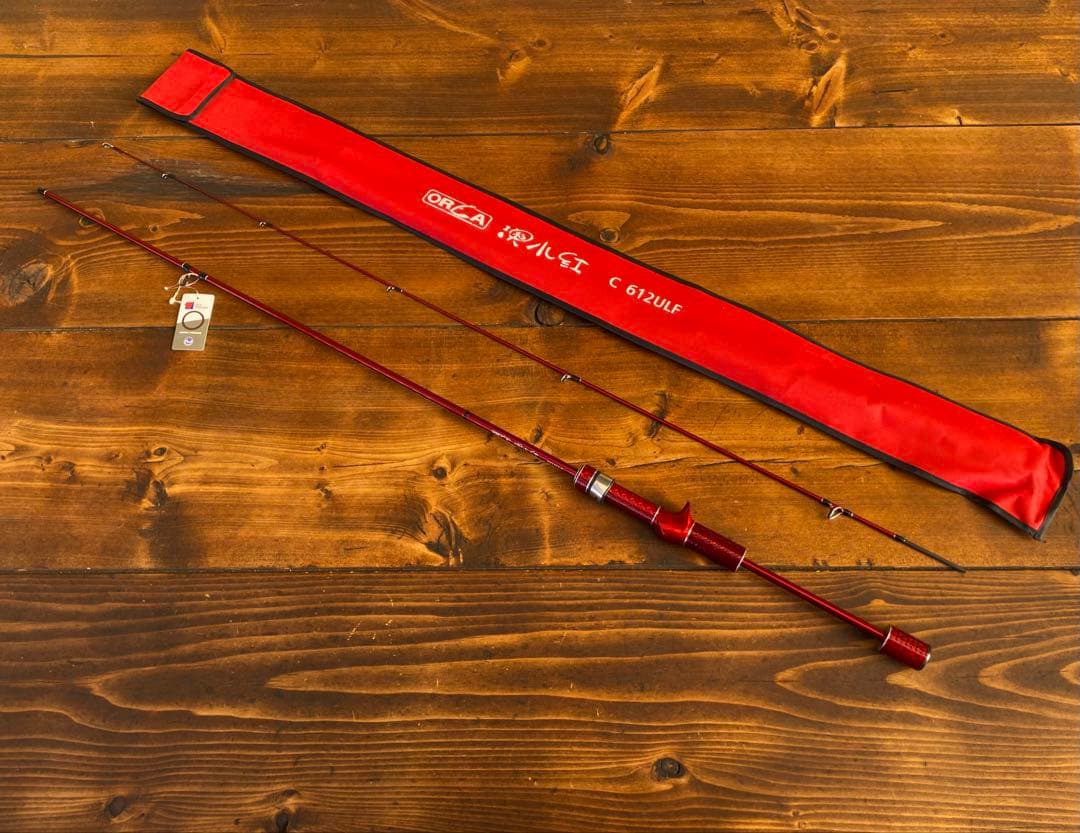 アジングセット　カーボンロッド　アジングロッド　612UL 6ft ベイトロッド