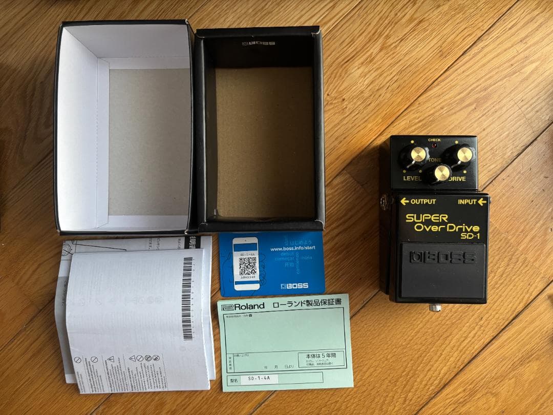 BOSS SD-1 Super OverDrive 40周年記念モデル