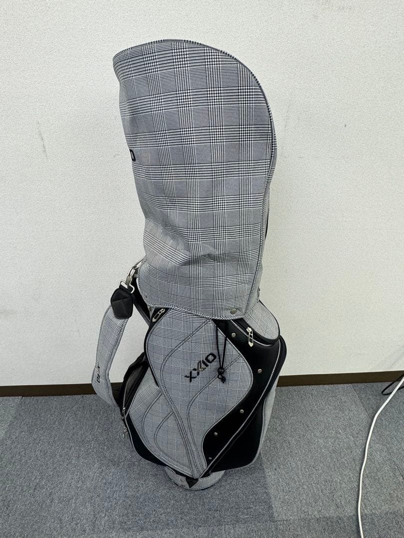XXIOキャディバッグ チェック柄