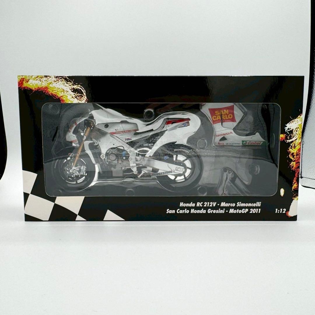 ミニチャンプス 1/12 HONDA RC212V 2011 シモンチェリ