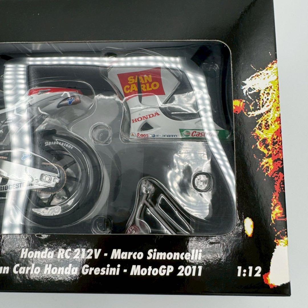 ミニチャンプス 1/12 HONDA RC212V 2011 シモンチェリ