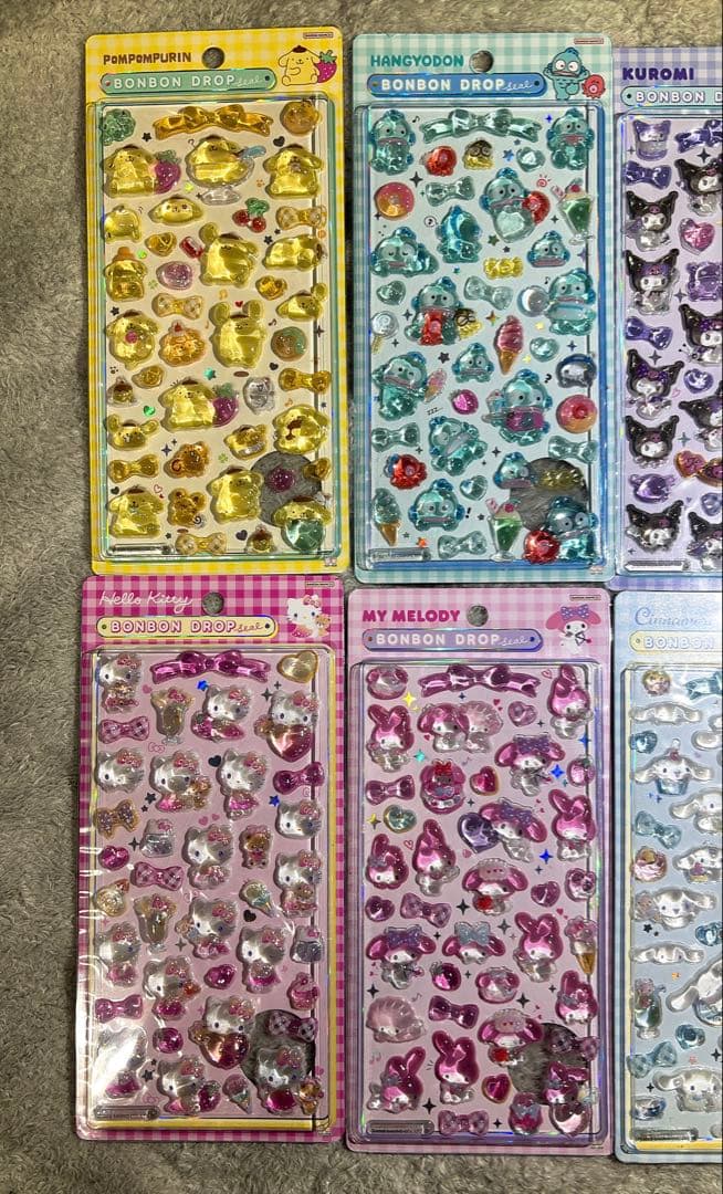★24時間以内発送 正規品 ボンボンドロップシール サンリオ 第二弾 8種★