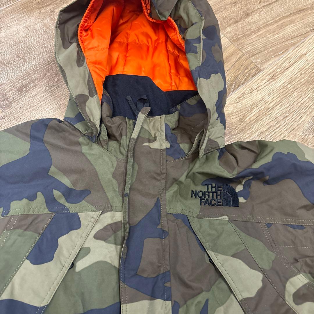 THE NORTH FACE 迷彩柄 スキーウェア 110 スノーウエア
