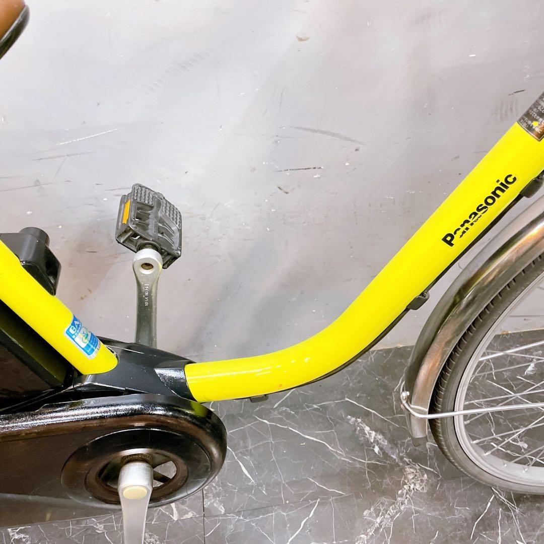 【701】電動自転車 パナソニック ビビ DX 黄緑 グリーン 26インチ