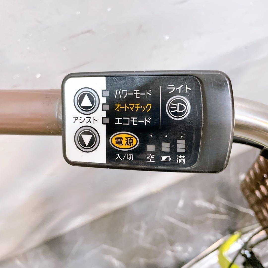 【701】電動自転車 パナソニック ビビ DX 黄緑 グリーン 26インチ