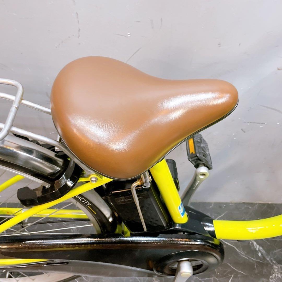 【701】電動自転車 パナソニック ビビ DX 黄緑 グリーン 26インチ