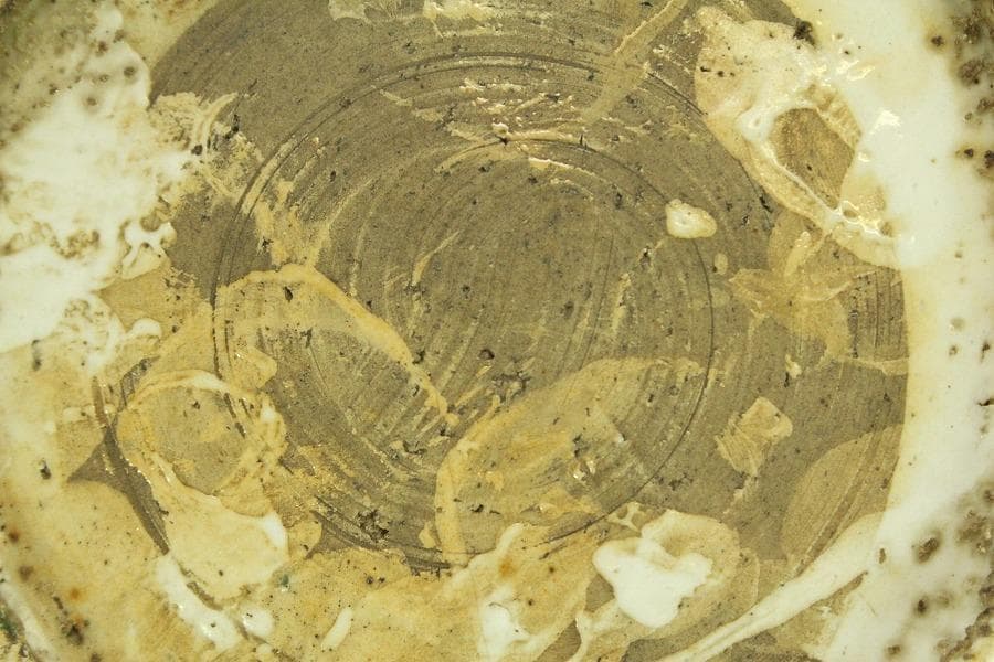 茶道具 唐物 呉須赤絵 鳳花紋 皿 φ25.5cm 中国美術(A928)